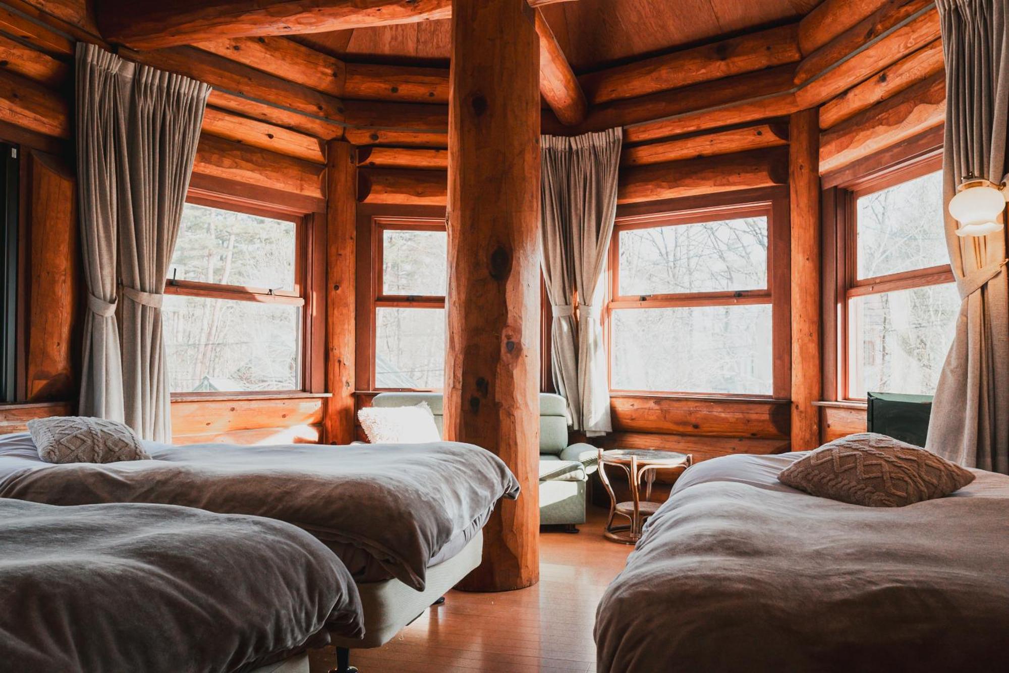 Hakuba Pension & Log Hotel Meteor Exterior foto